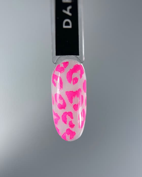 DARK Stamping polish №28, неоновий рожевий, 10 мл — 2