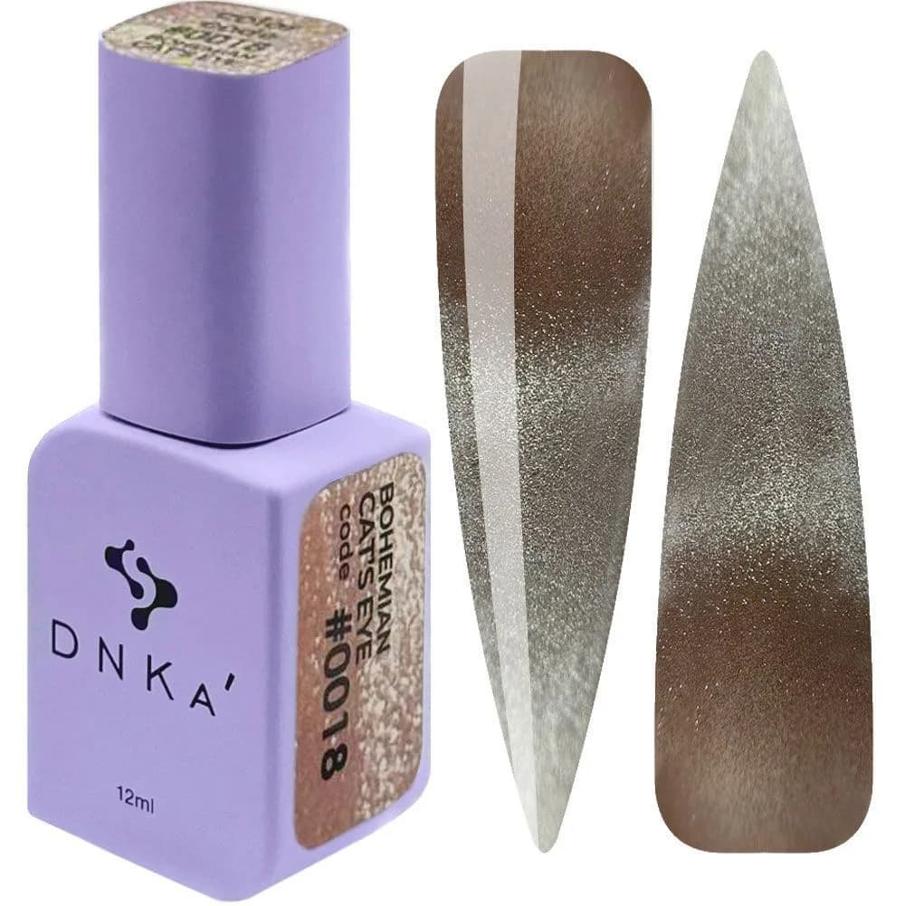 Гель-лак DNKa Cat's Eye, №0018 (0151), Bohemian, 12 ml