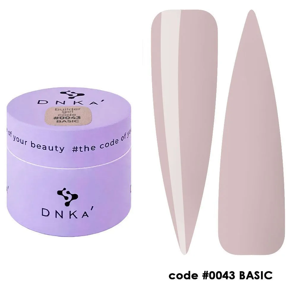 Гель DNKa Builder №43 Basic, 15 ml — фото 1