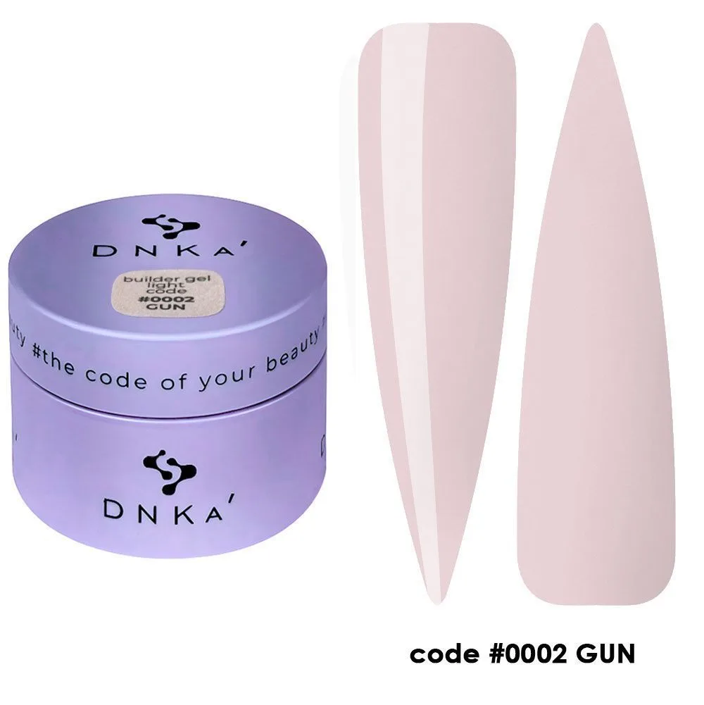 Гель DNKa Builder gel Light №002 Gun, 15 ml
