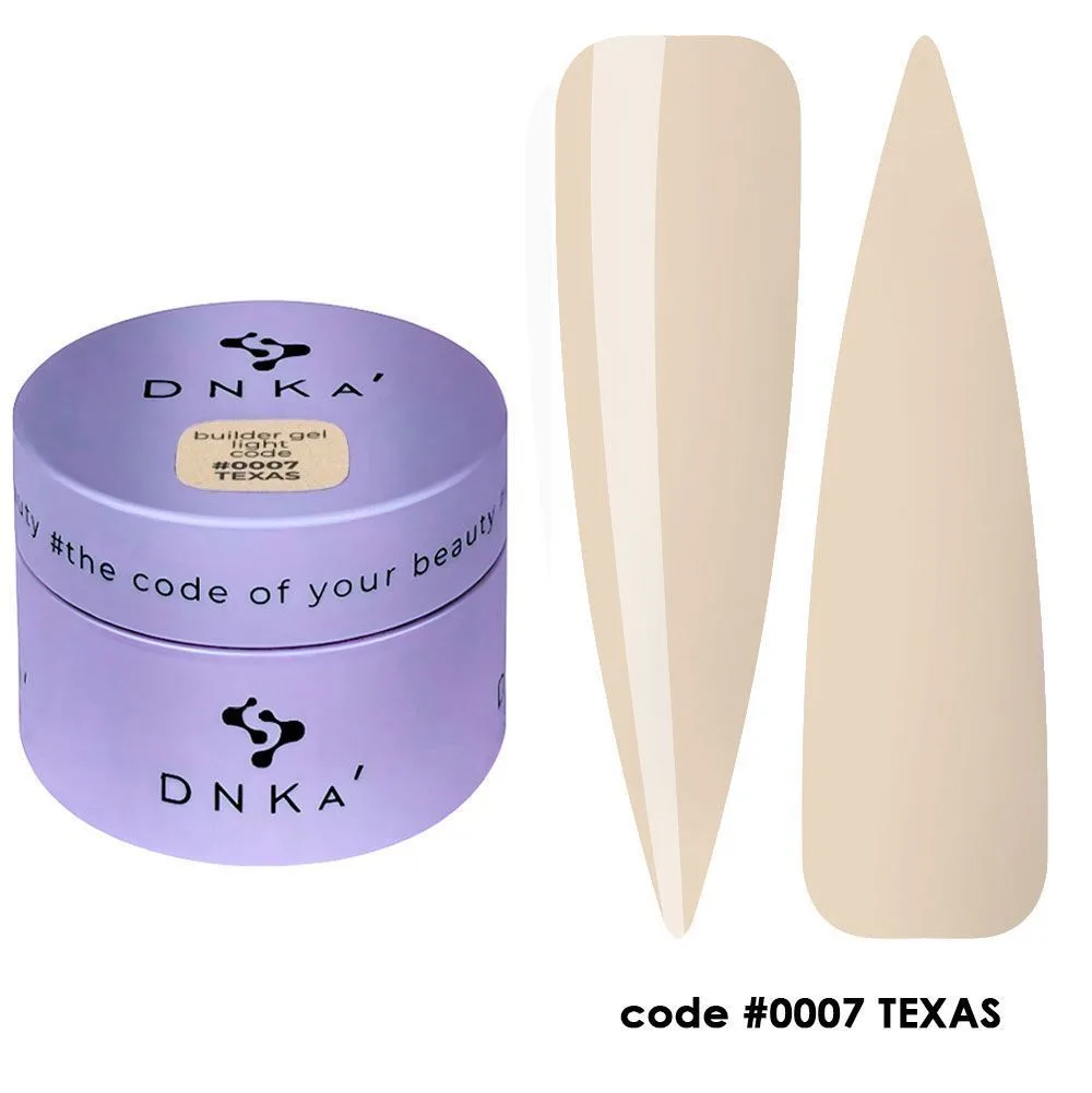 Гель DNKa Builder gel Light №007 Texas, 15 ml