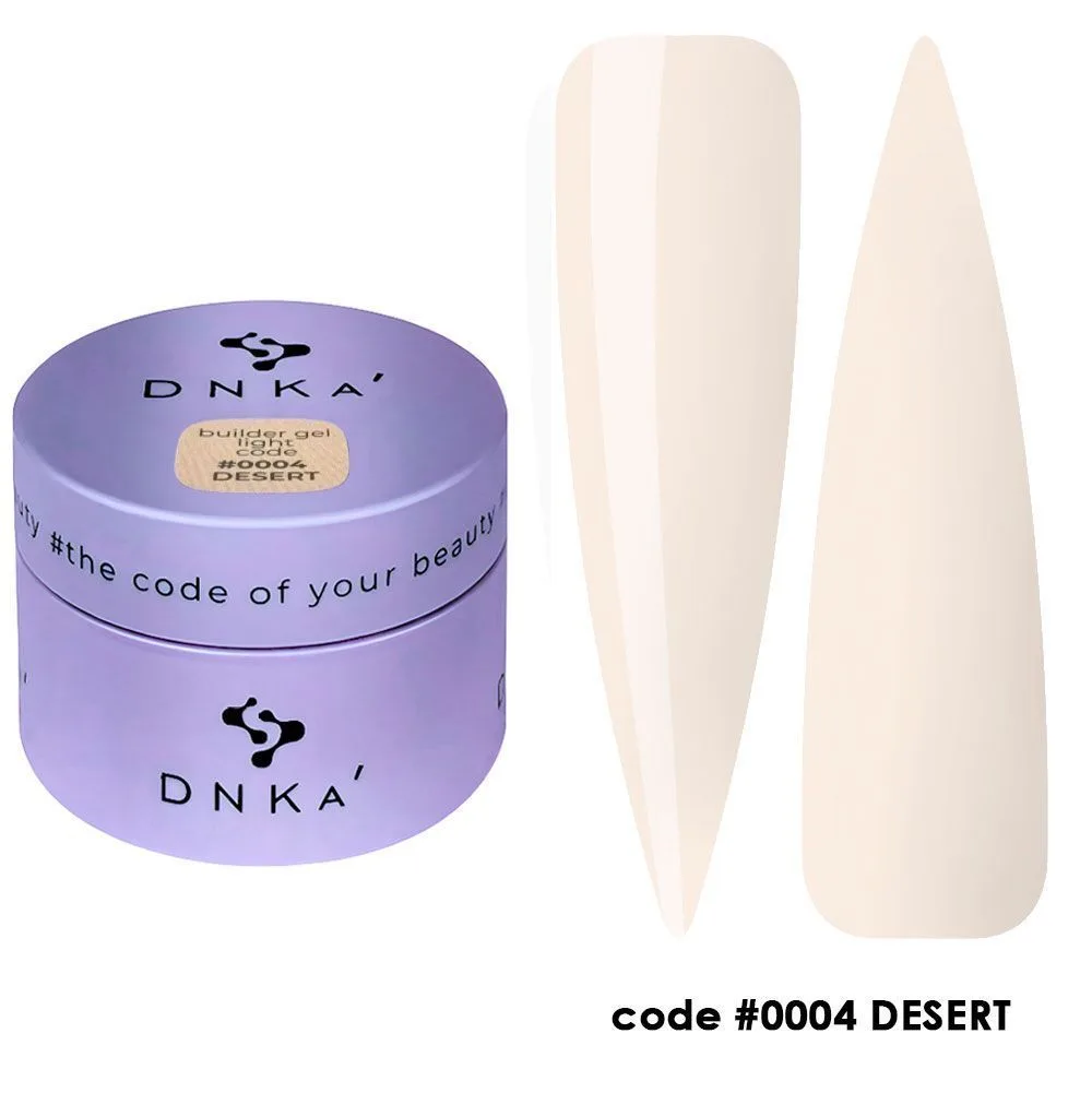 Гель DNKa Builder gel Light №004 Desert, 30 ml
