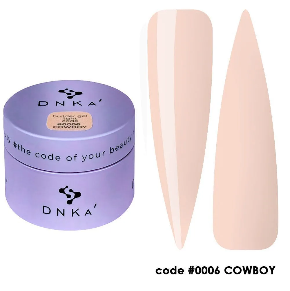 Гель DNKa Builder gel Light №006 Cowboy, 30 ml — фото 1