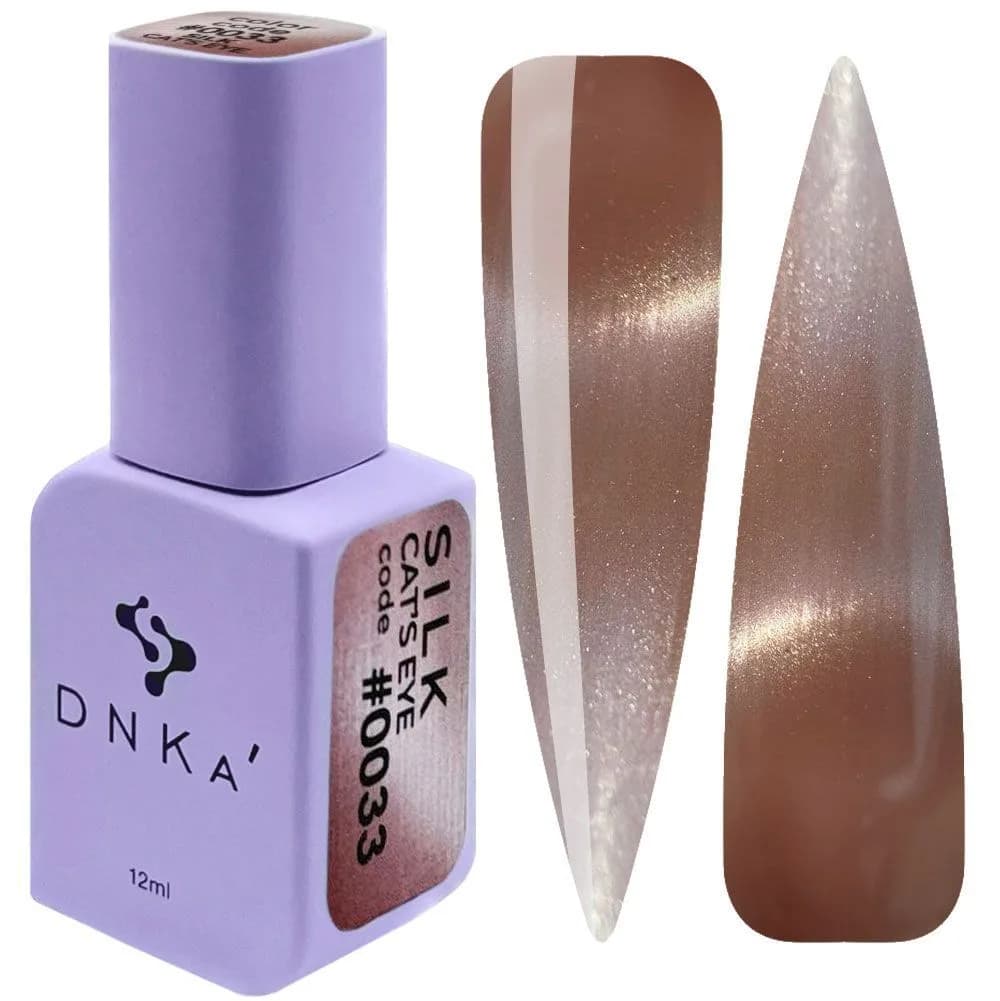 Гель-лак DNKa Cat's Eye, №0033, SILK, 12 ml