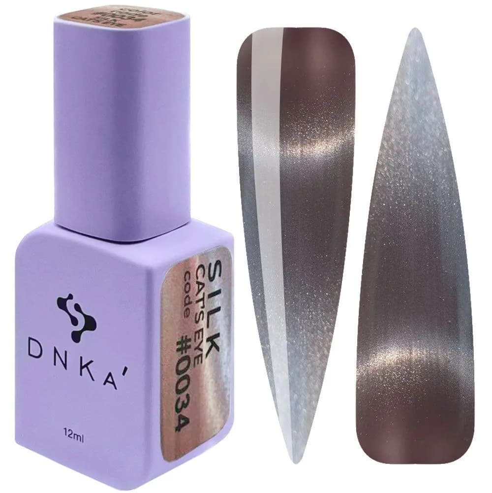 Гель-лак DNKa Cat's Eye, №0034, SILK, 12 ml