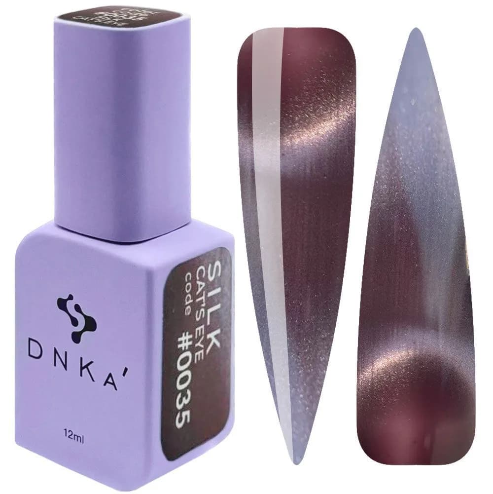 Гель-лак DNKa Cat's Eye, №0035, SILK, 12 ml