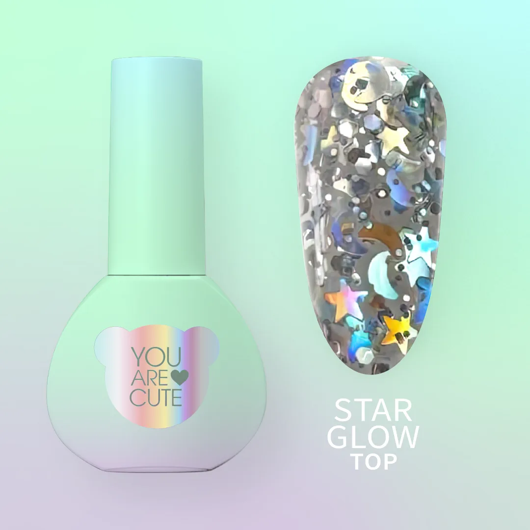Топ для гель-лака You Are Cute Top Star Glow, 5 мл