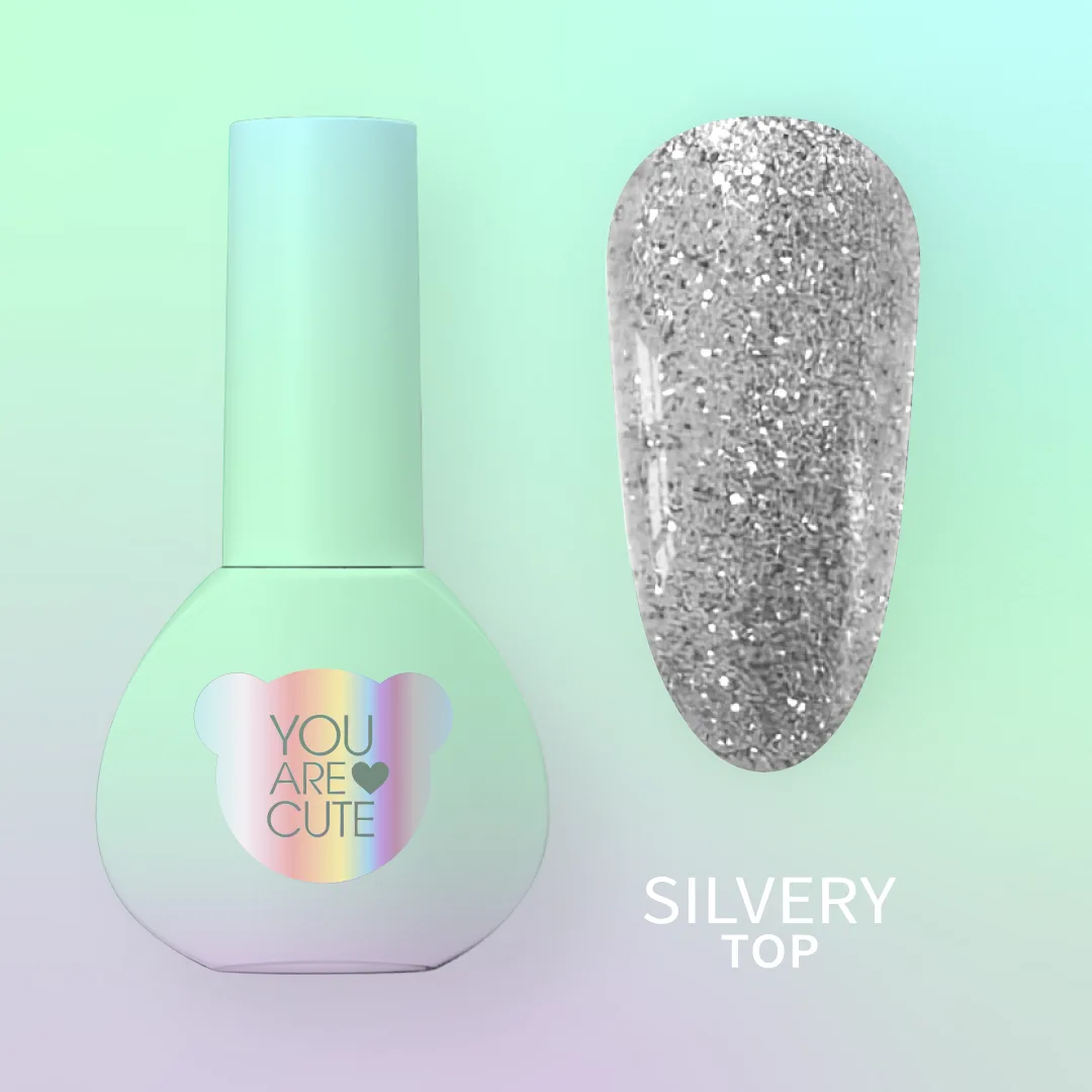 Топ для гель-лака You Are Cute Top Silvery, 5 мл