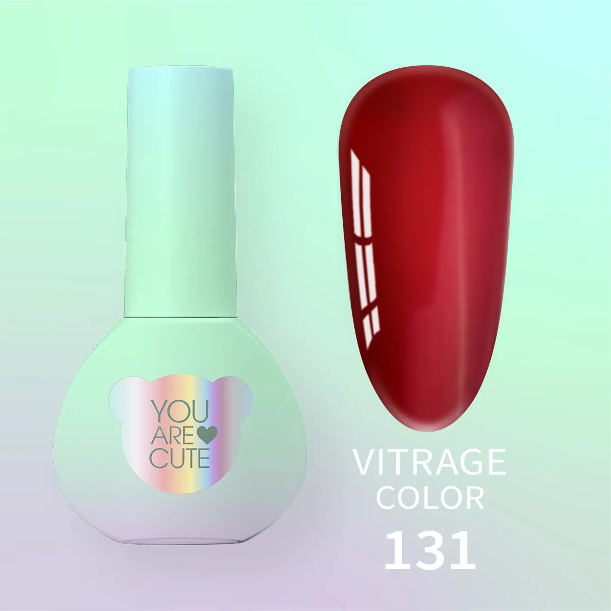 Вітражний гель-лак You Are Cute Color №131, 5ml