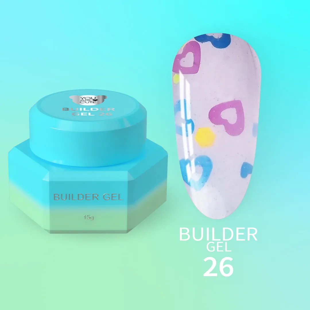 Гель для нарощування You Are Cute Builder Gel №26, 15 мл — фото 1