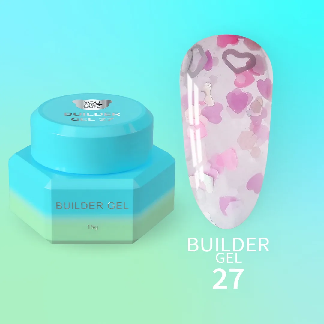 Гель для нарощування You Are Cute Builder Gel №27, 15 мл — фото 1