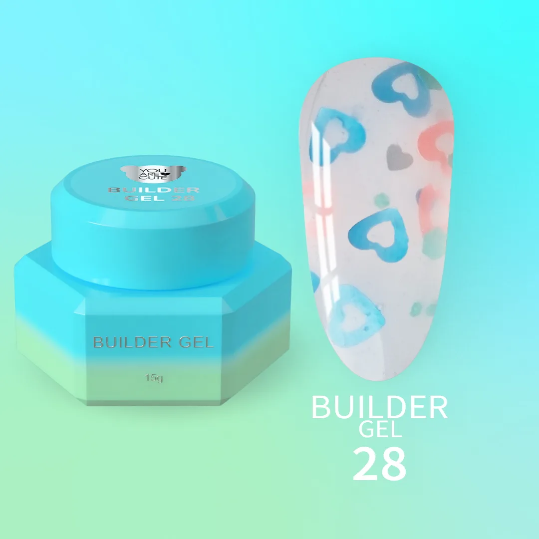 Гель для нарощування You Are Cute Builder Gel №28, 15 мл — фото 1