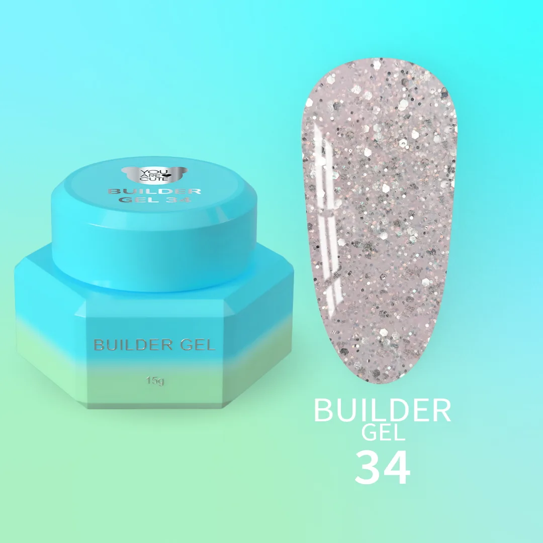 Гель для нарощування You Are Cute Builder Gel №34, 15 мл — фото 1