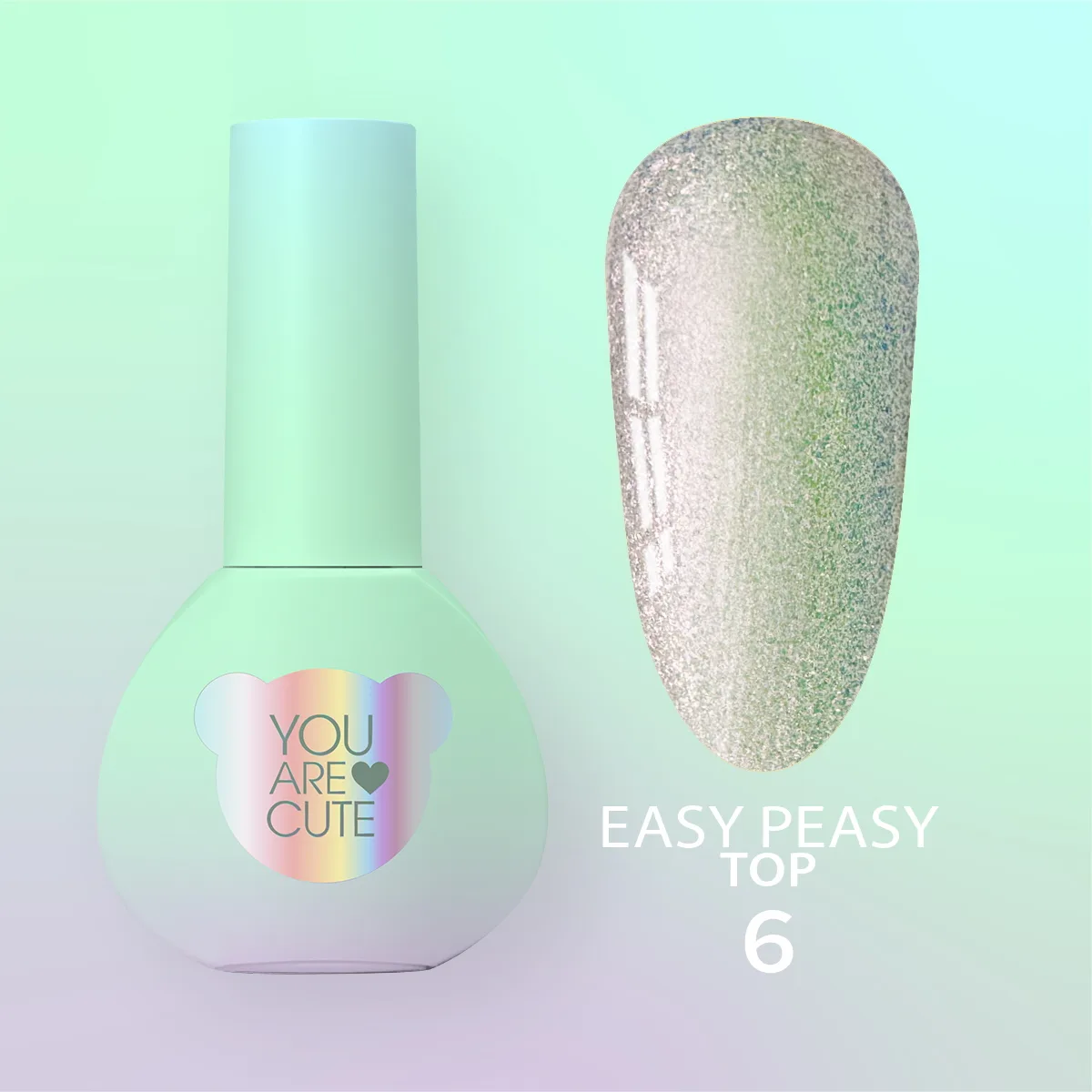 Топ для гель-лака You Are Cute Top Easy Peasy №6, 5 мл