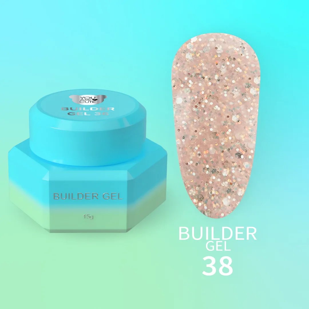 Гель для нарощування You Are Cute Builder Gel №38, 15 мл — фото 1