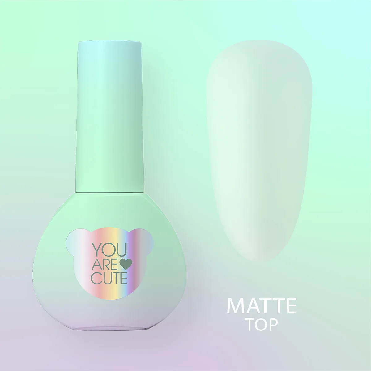 Матовый топ для гель-лака без липкого слоя You Are Cute Top Matte, 5 мл