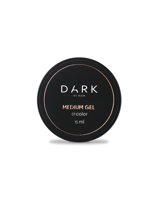 DARK Medium Gel №01 прозорий, 15 мл — 3