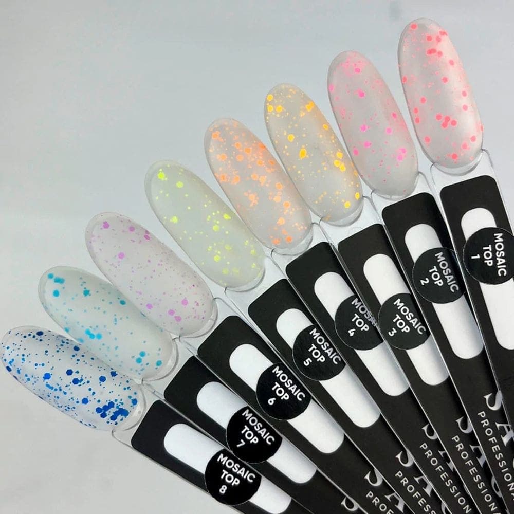 Топ без липкого слоя Saga Professional MOSAIC №2, 9 мл — 2