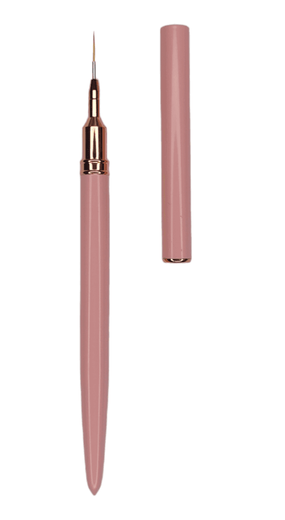 Кисть тонкая LilyBeauti, 9 мм, розовая — 2