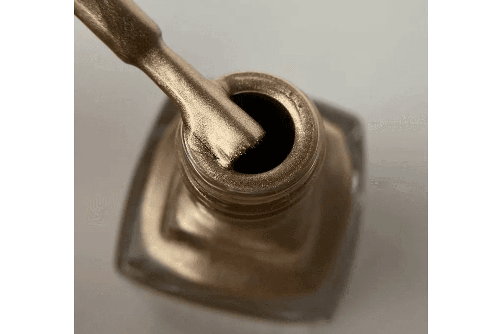 Лак для стемпинга VAKULA №4, золото с шимером, 12 мл — 2