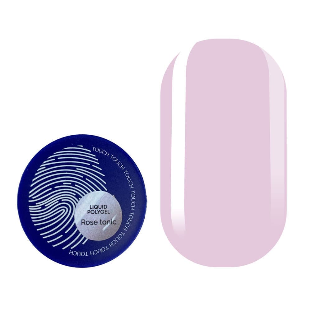 Полигель Touch liquid polygel Rose tonic, 15 мл