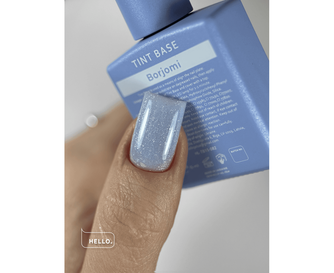 Оттеночная база HELLO TINT BASE BORJOMI, 15 мл — 2