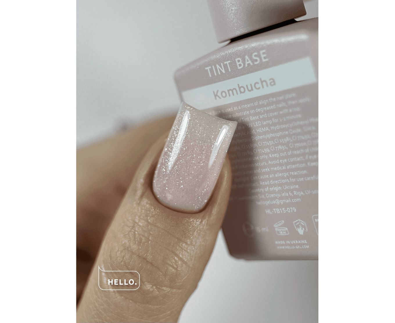 Відтінкова база HELLO TINT BASE KOMBUCHA, 15 мл — 2