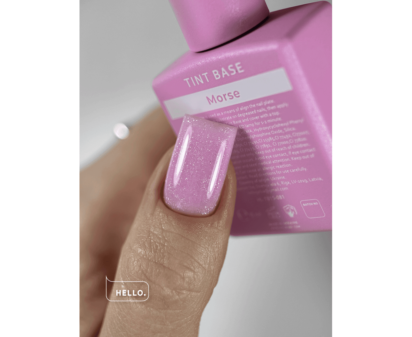 Оттеночная база HELLO TINT BASE MORSE, 15 мл — 2