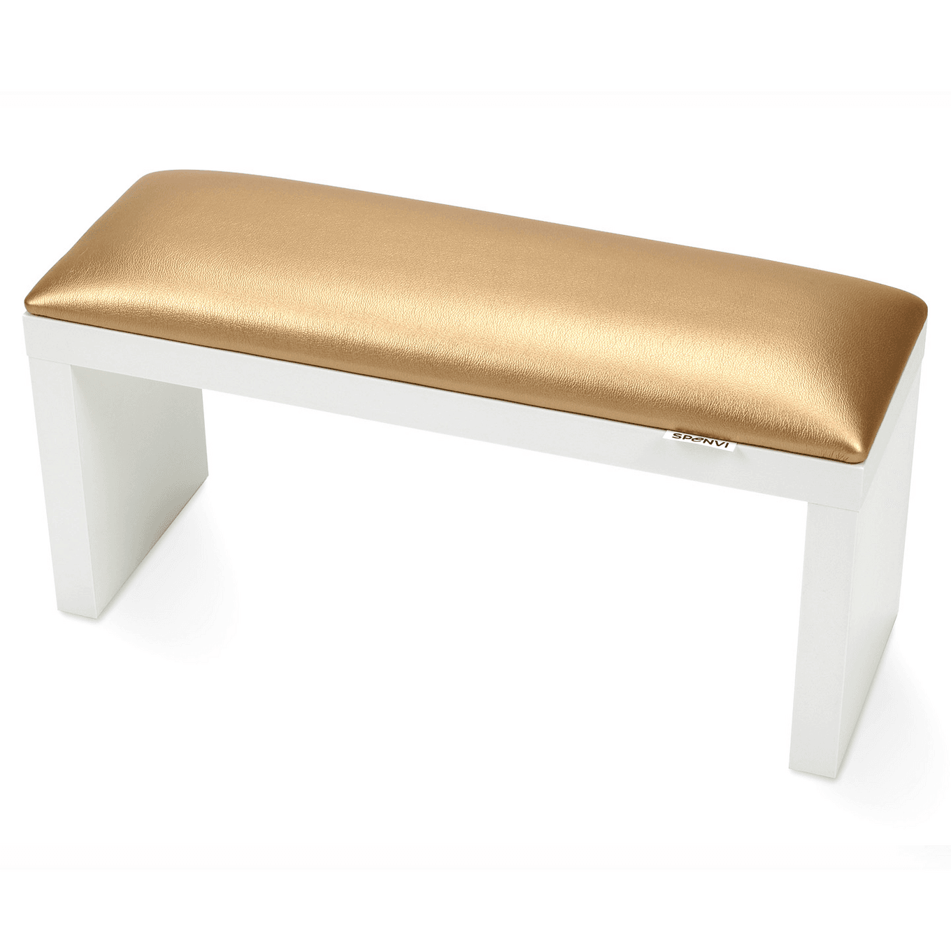Подставка Spenvi для маникюра на деревянных белых ножках Gold