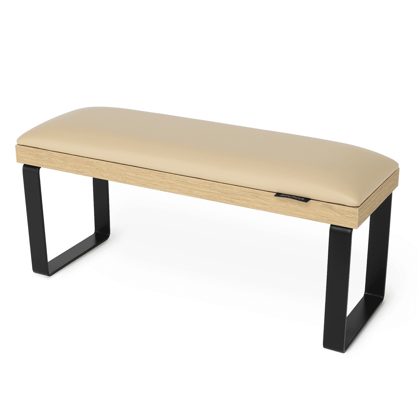 Подлокотник для маникюра Loft на черных металлических ножках на коричневой основе Coffee milk