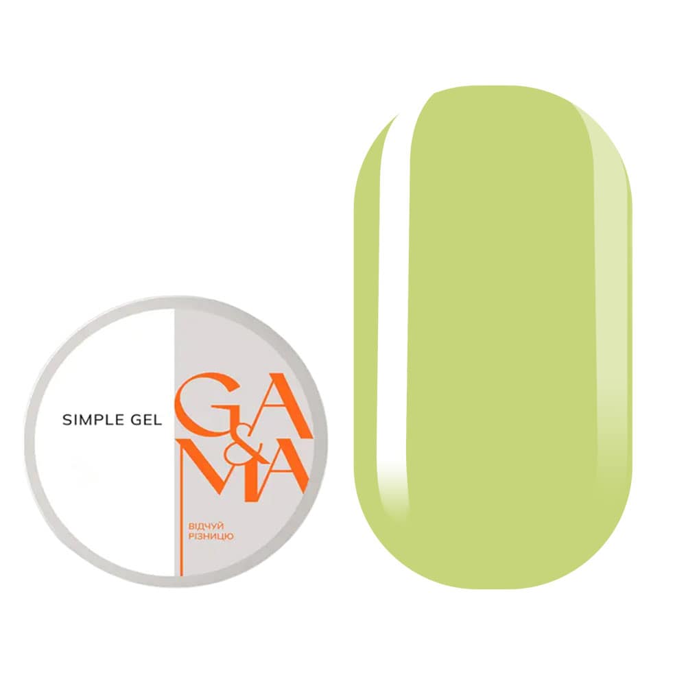 Гель Ga&Ma Simple gel №40 Jelly Baby, 15 мл