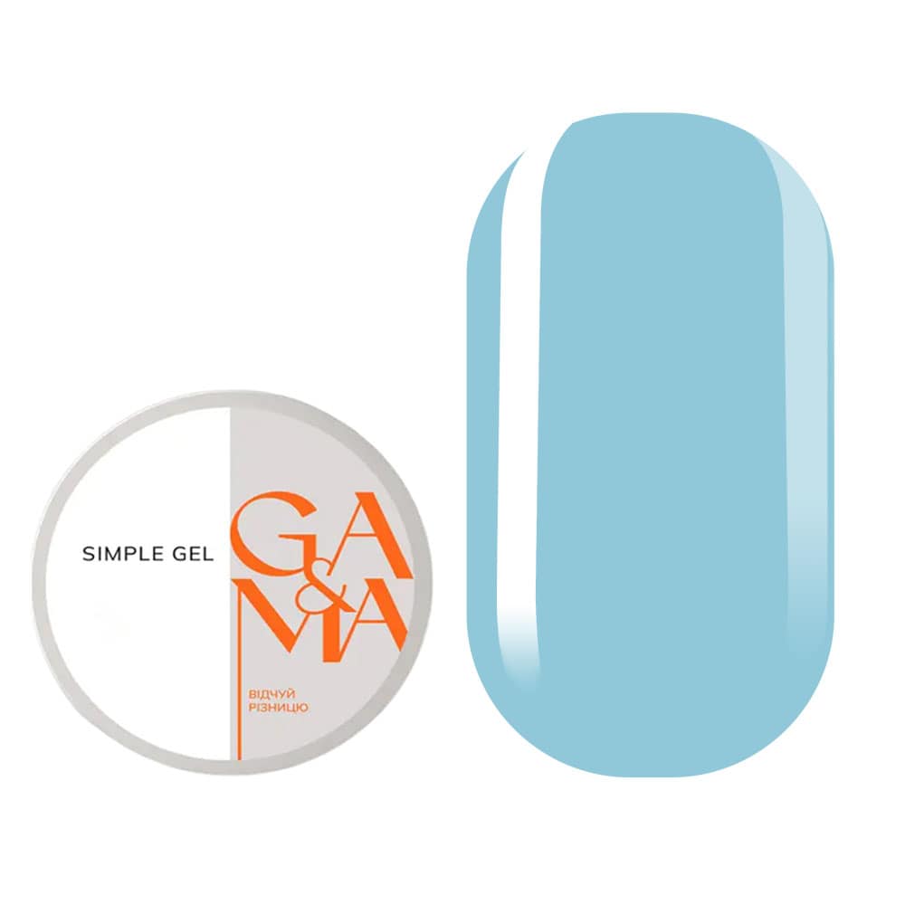 Гель Ga&Ma Simple gel №42 Bubble Gum, 15 мл