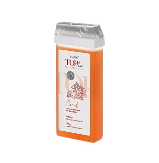 Воск в картридже Italwax TOP LINE - Корал, 100 мл