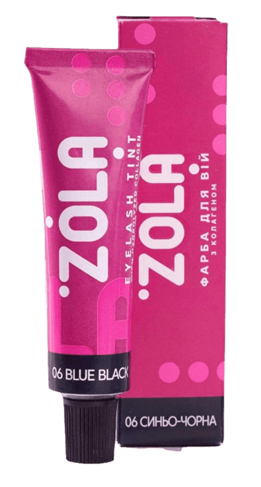 Краска для ресниц ZOLA с коллагеном Eyelash Tint With Collagen 06, 15ml