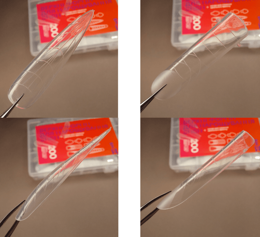 Верхні форми для нарощування SHSH, з молдами, (квадрат, балерина, стилет, пайп), 200 шт — 5