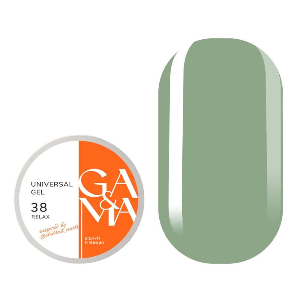 Жидкий гель Ga&Ma Universal gel №38 Relax, 30 мл
