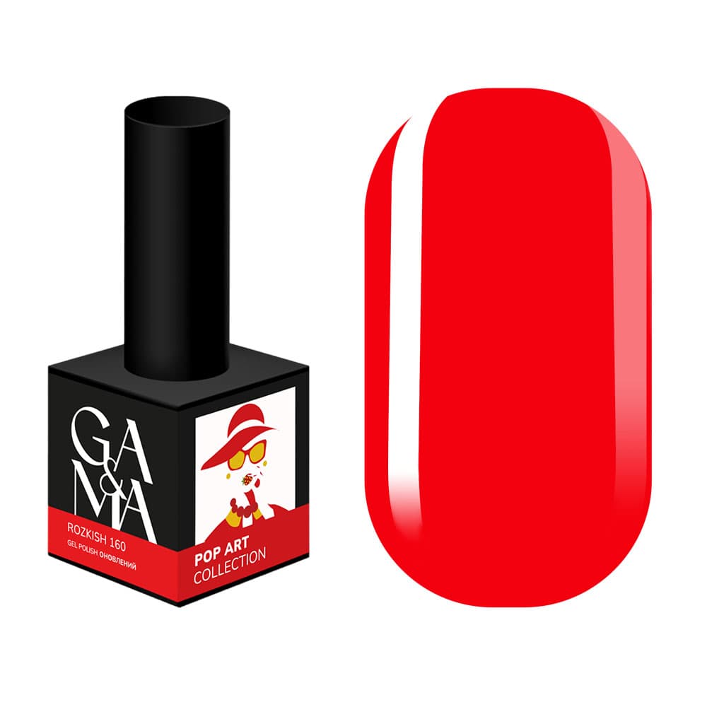 Гель-лак Ga&Ma Pop-art collection 160 Rozkish, 10 мл