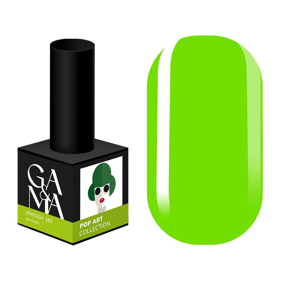 Гель-лак Ga&Ma №162, Pop-art collection, Epatazh, 10 мл