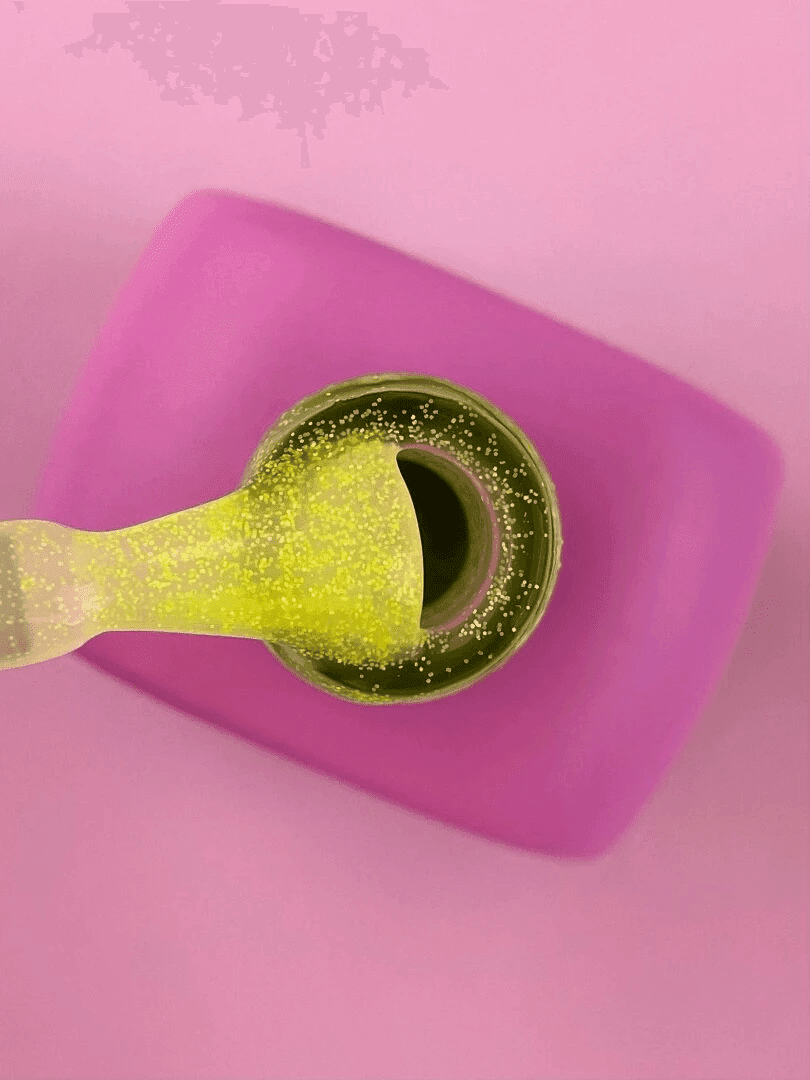 Матовый топ без липкого слоя, LUNA Top Matte Sand Yellow, 13 мл — 3