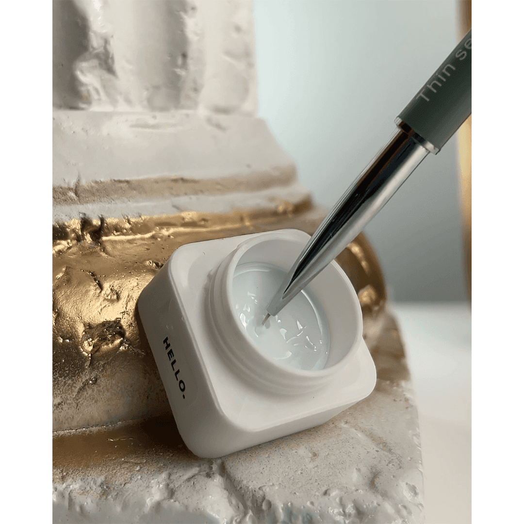 Гель-краска HEYLOVE Solid paint gel White, 5 г — 2