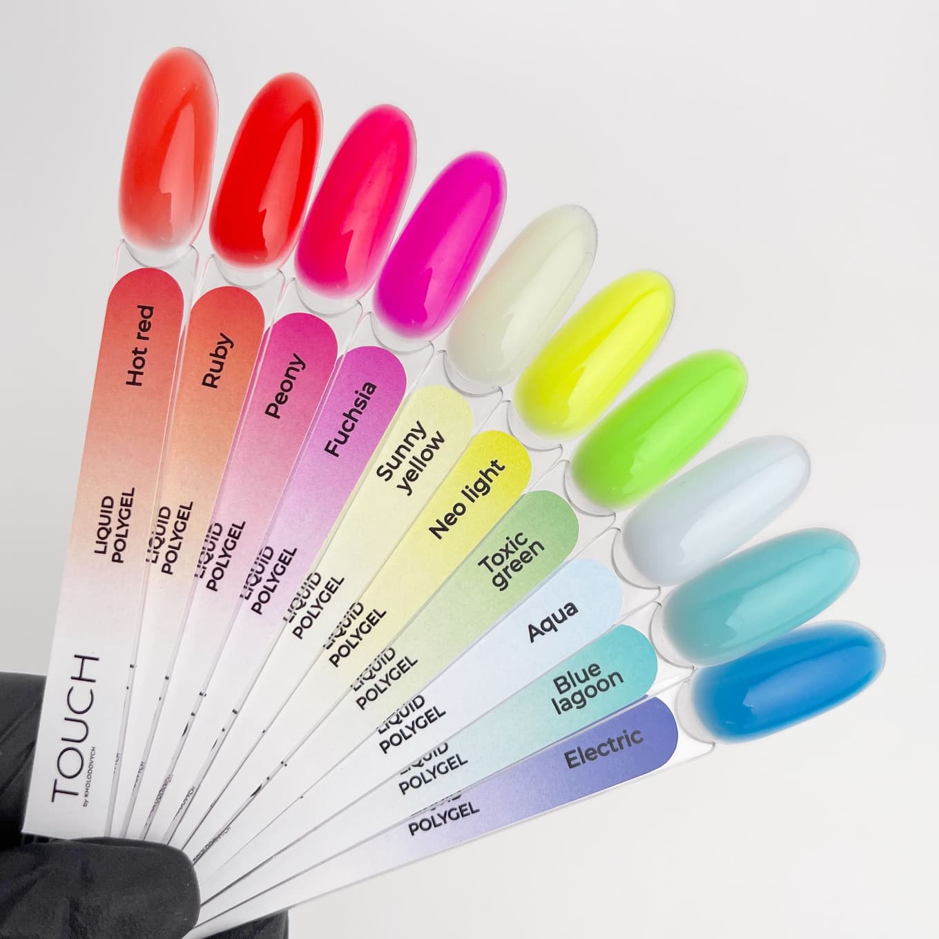 Полигель Touch Neon liquid polygel Aqua, 15 мл — 3