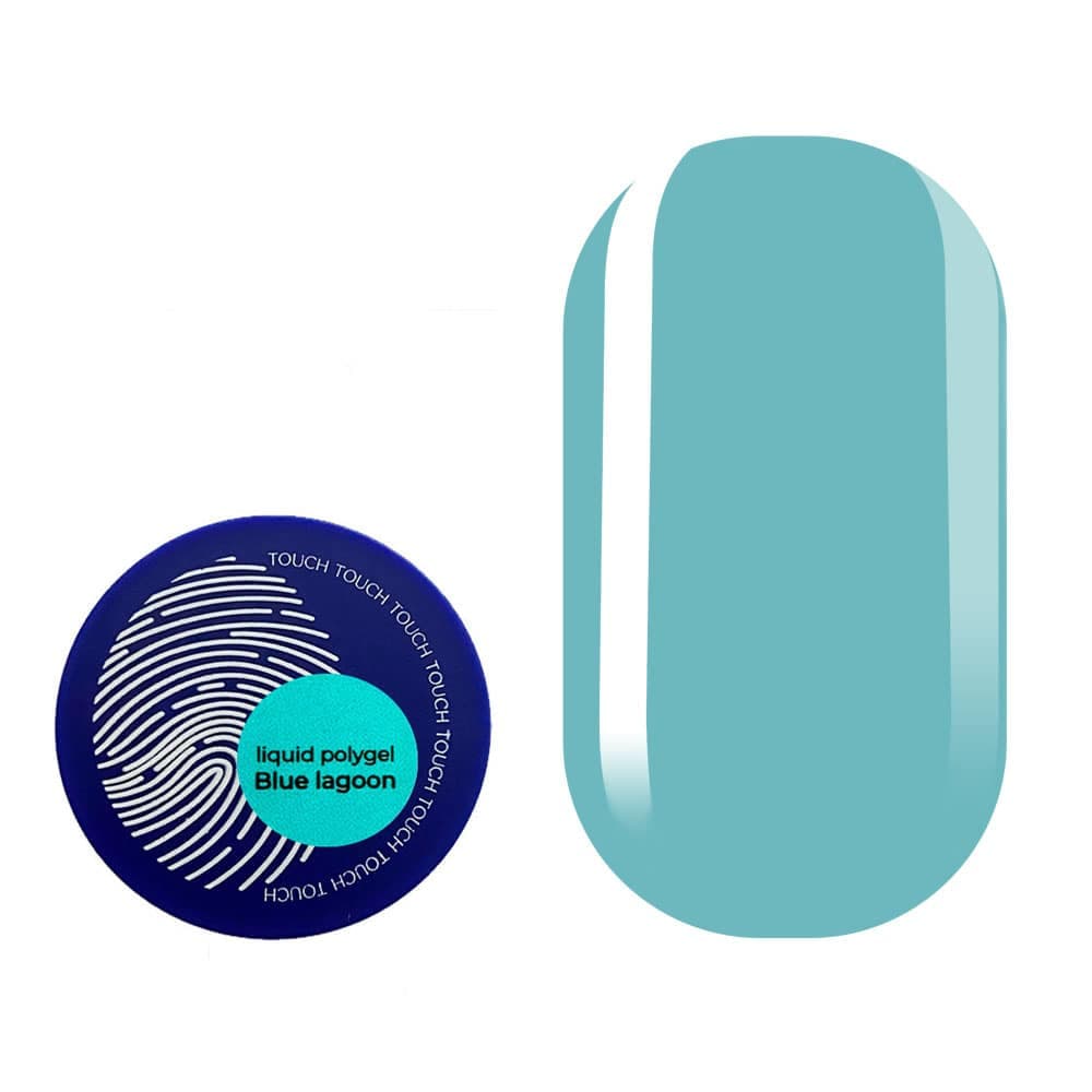 Полигель Touch Neon liquid polygel Blue lagoon, 15 мл
