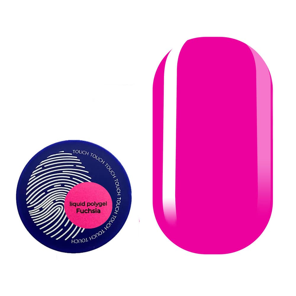 Полигель Touch Neon liquid polygel Fuchsia, 15 мл