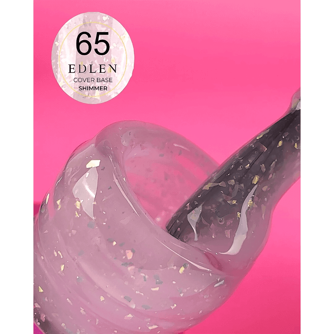 Edlen Cover base Shimmer №65, 9 мл — 2