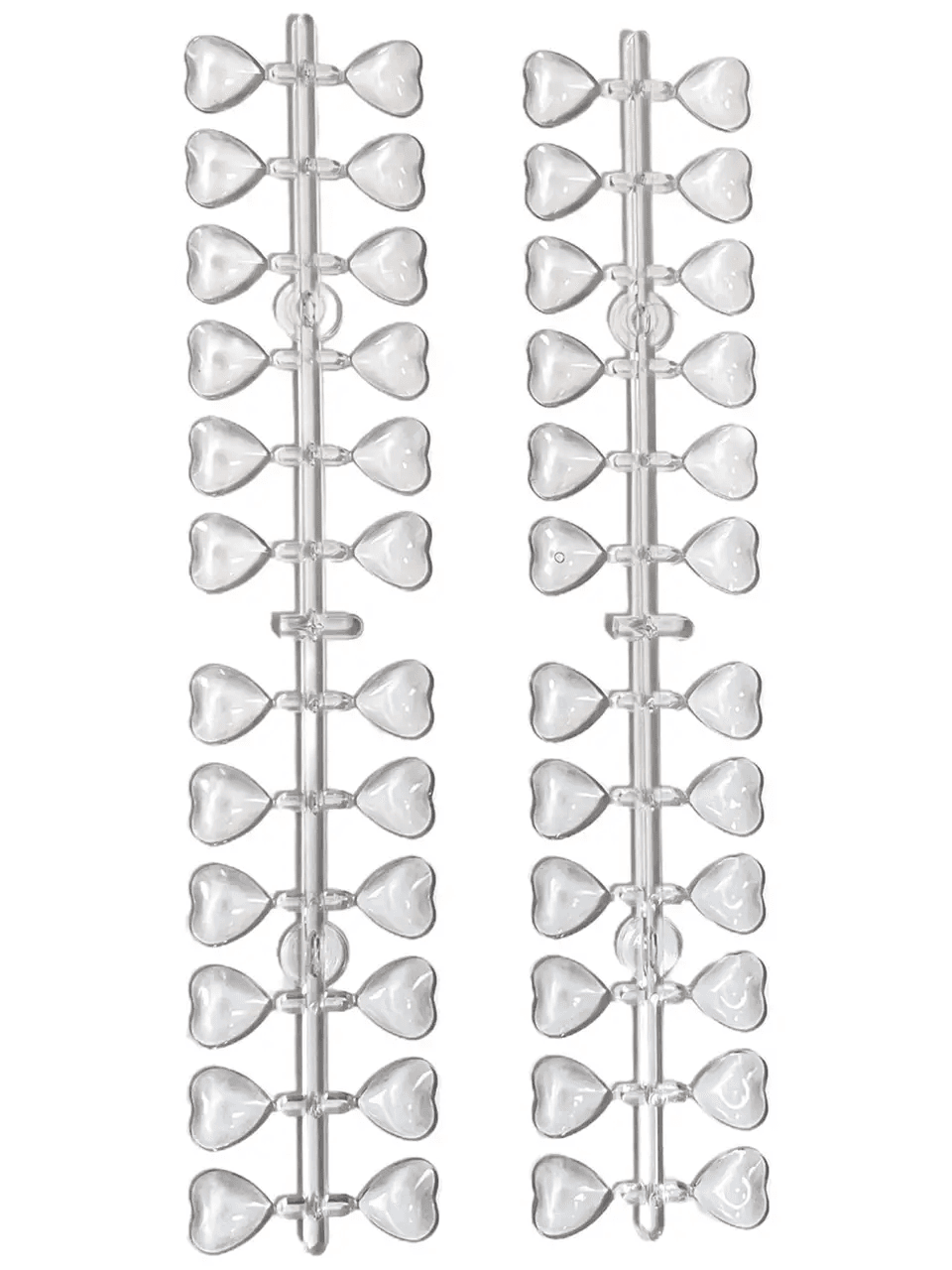 Палитра для выкраски, сердце, 24 шт