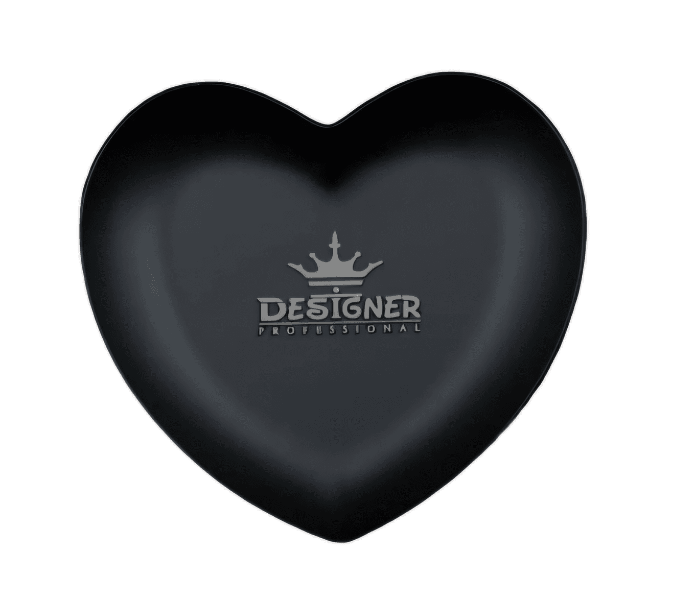 Металлическая подставка для фрез Designer, сердце, черная