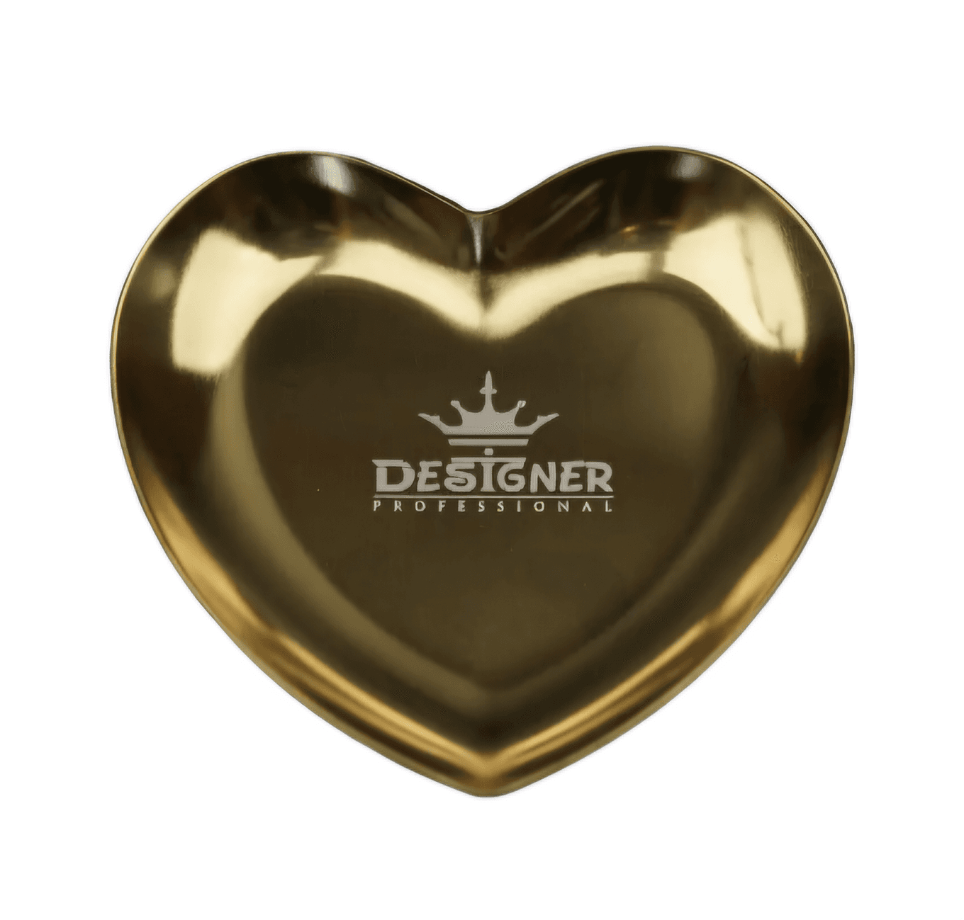 Металлическая подставка для фрез Designer, сердце, золото