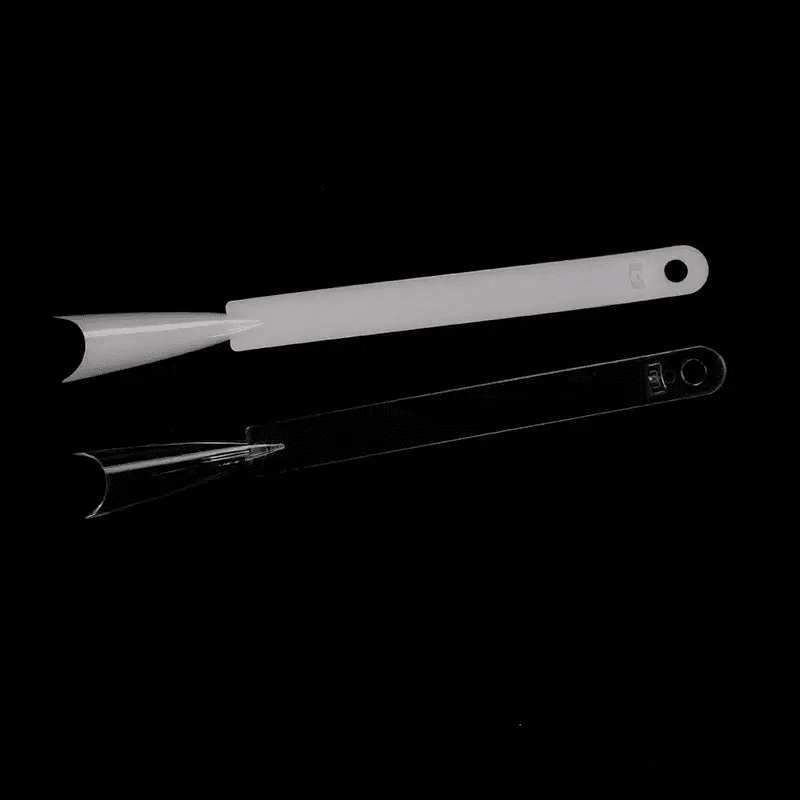 Типсы прозрачные, френч стилет, на кольце, 50 шт — 3