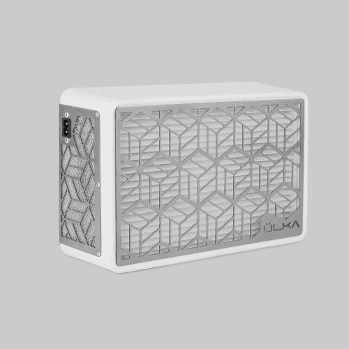 Переносная вытяжка для маникюра и педикюра с фильтром Ulka Bee, белая — 3