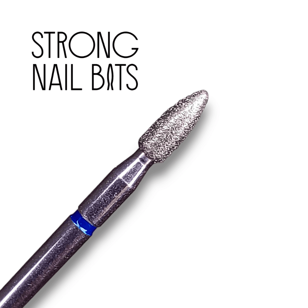 Фреза алмазна Strong nail bits PREMIUM пуля синя, 0,25 см